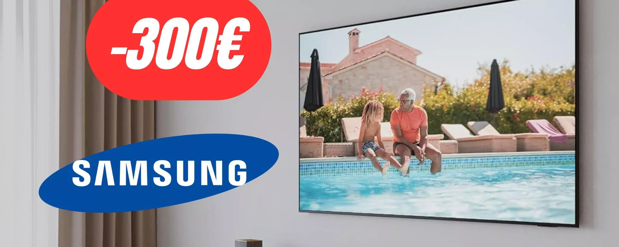 Smart TV Samsung da 65 pollici in MEGA SCONTO: risparmia 300€