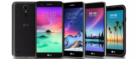 LG annuncia Stylus 3 e quattro smartphone serie K