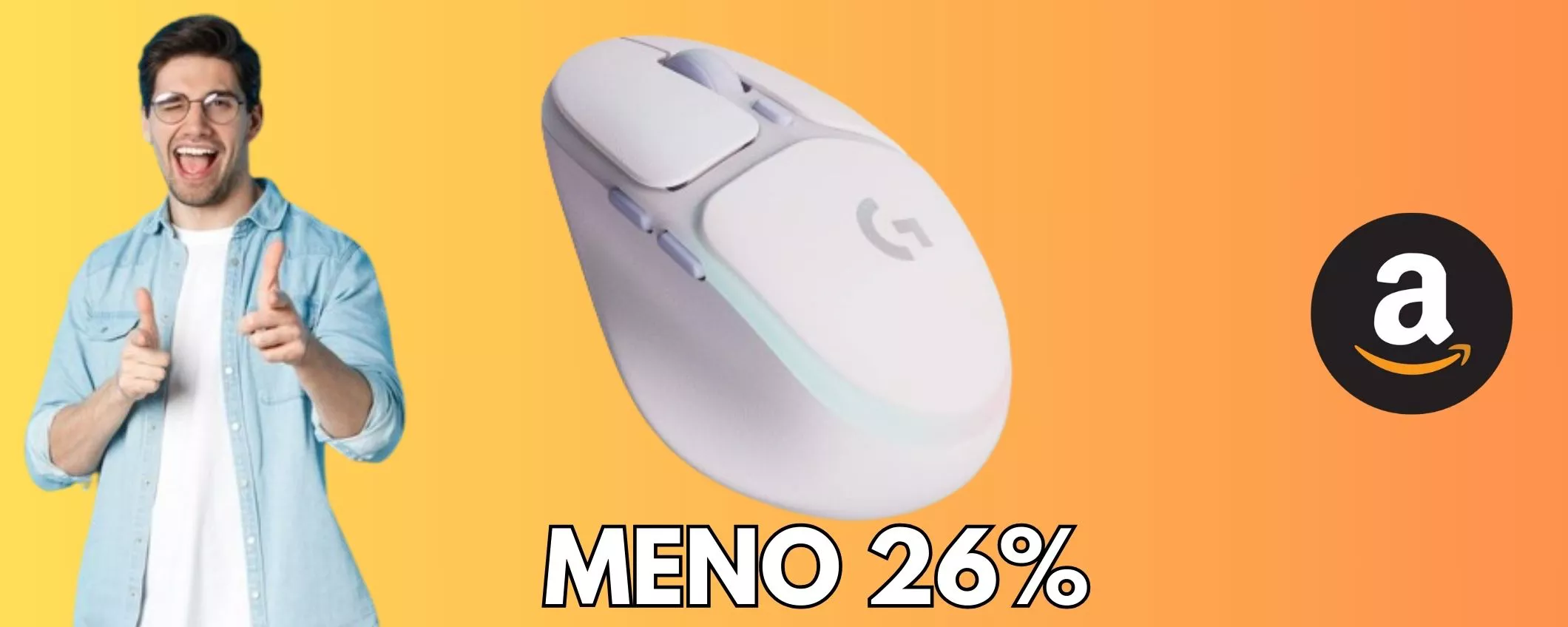 Logitech G G705 mouse gaming, il prezzo crolla: MENO 26 PER CENTO