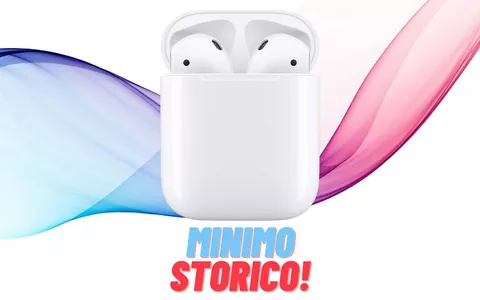 Apple AirPods (2a gen.) al MINIMO STORICO su Amazon (97€)