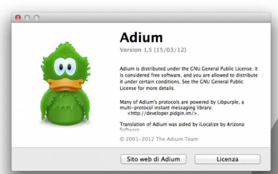Adium versione 1.5: il client chat open source è in declino?