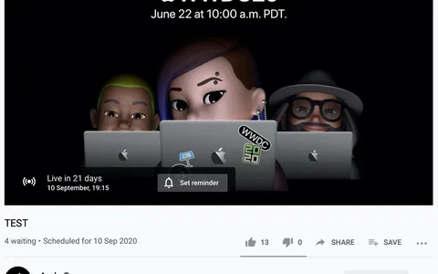 Evento Apple il 10 settembre? C'era un Live su Youtube