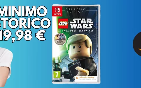 LEGO Star Wars: La saga degli Skywalker al MINIMO STORICO su Nintendo Switch