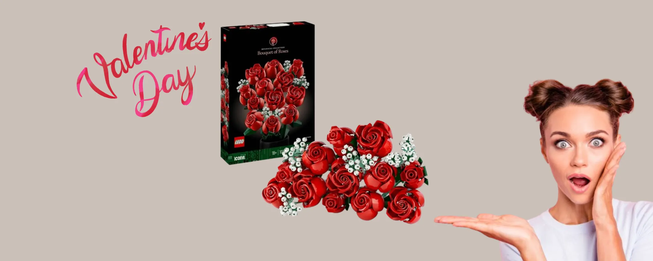 Speciale San Valentino: su Amazon Bouquet di Rose LEGO a mini prezzo
