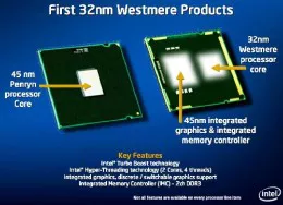 Con Intel Westmere i processori entrano ufficialmente nella tecnologia dei 32 nanometri