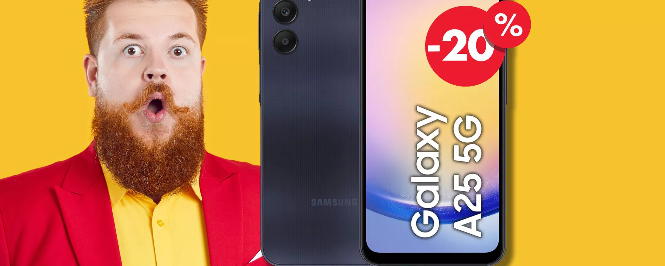QUESTO è IL MOMENTO: Samsung Galaxy A25 a prezzo SHOCK! Corri su Amazon
