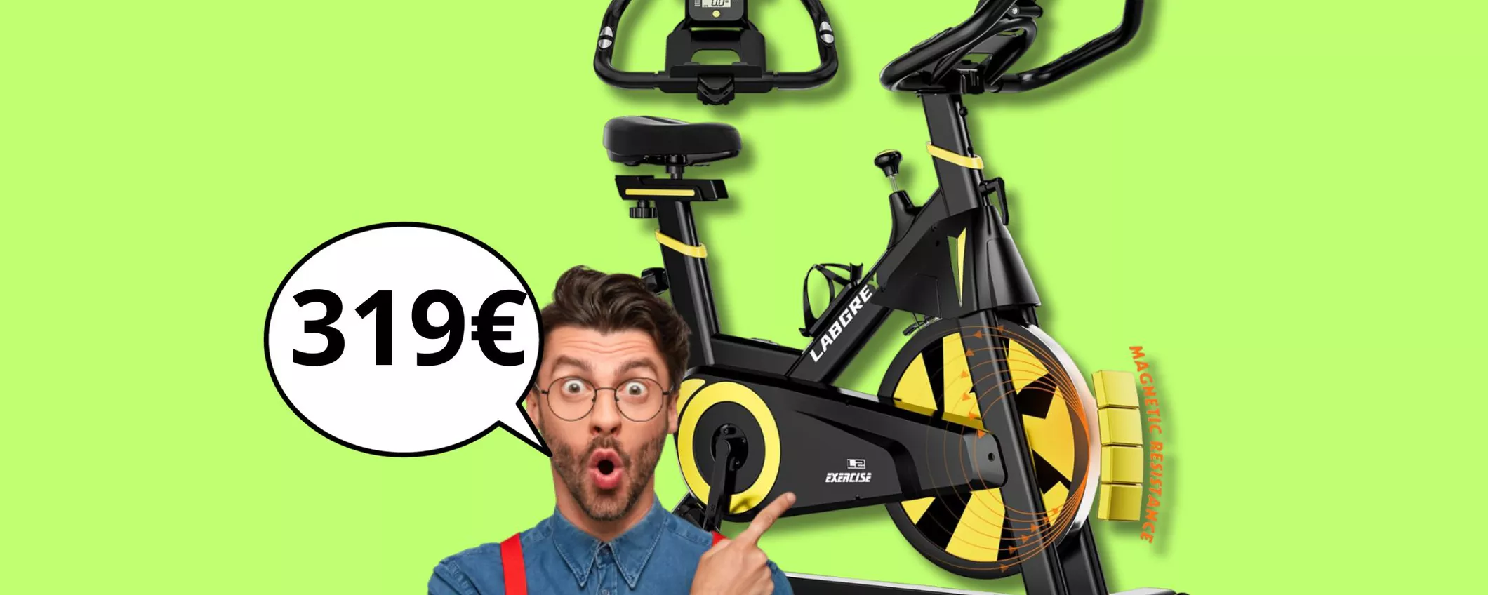 Ritorna in forma dopo le feste: Cyclette Labgrey in OFFERTA a soli 319 euro!