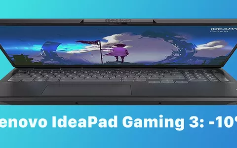 Lenovo IdeaPad Gaming 3 con RTX 3050 in SUPER OFFERTA
