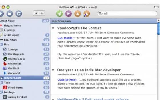 NetNewsWire 3.0 finalmente disponibile