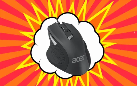 Solo 10€ per il Mouse USB Acer ergonomico e personalizzabile