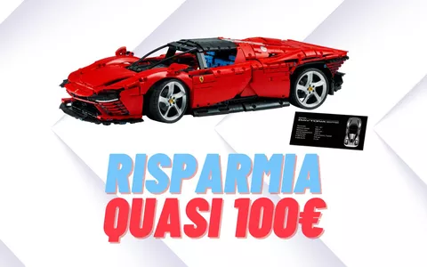 Ferrari Daytona LEGO, risparmia 90€ su un vero gioiellino da collezione