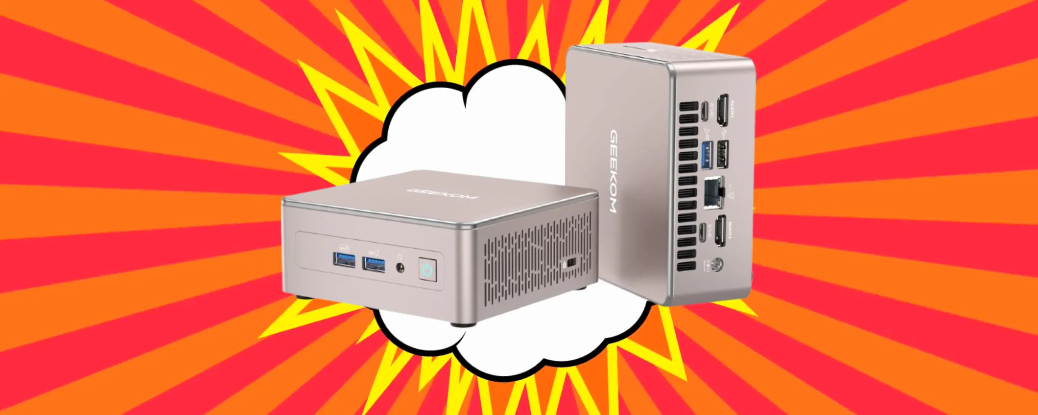 Mini PC GEEKOM A5: potenza e compattezza in sottocosto su Amazon