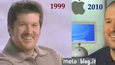 Jonathan Ive nel 1999:  baffetto e computer sexy