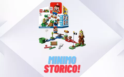 LEGO Super Mario + batterie alcaline AAA al MINIMO STORICO (-18,20€)