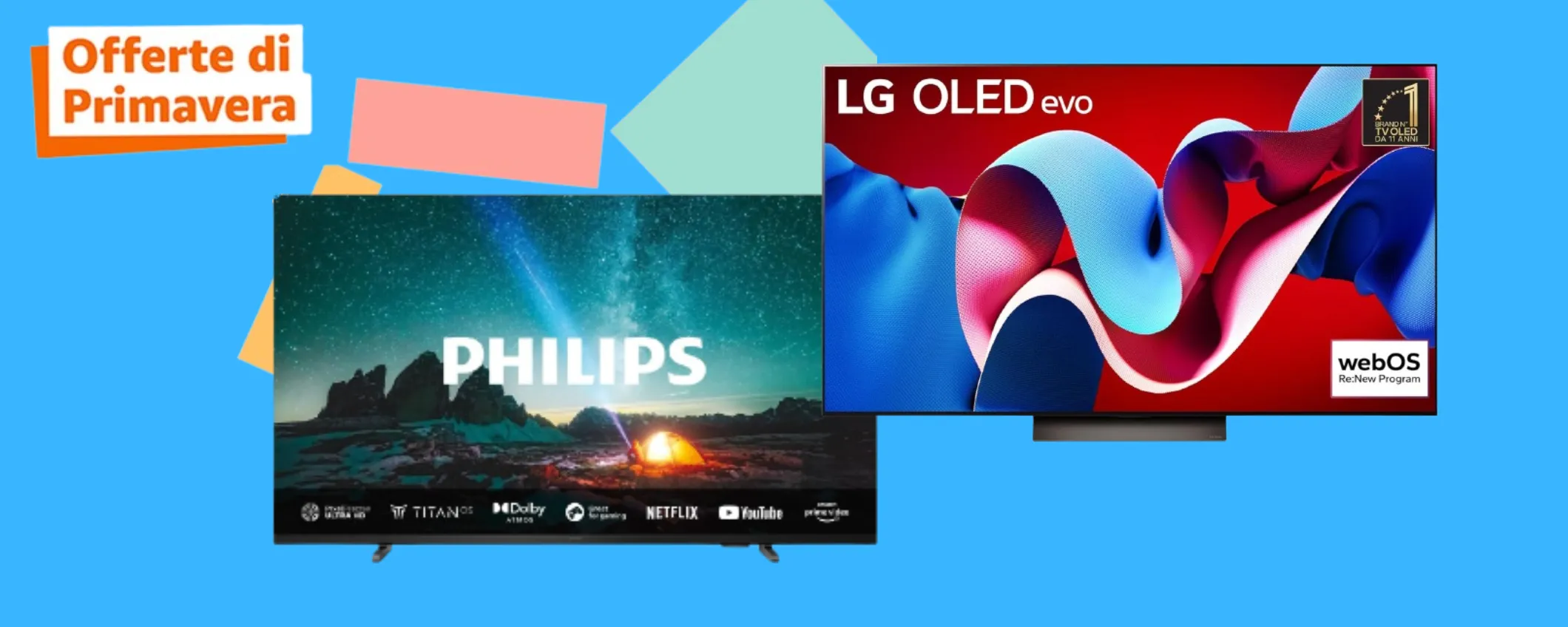 Smart TV in svendita alla Festa delle Offerte di Primavera Amazon