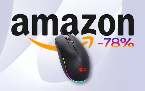 Mouse da gaming AOC: SCONTO CLAMOROSO del 78% su Amazon