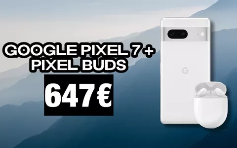 Google Pixel 7 e auricolari Pixel Buds: sconto di oltre 100€ per il bundle
