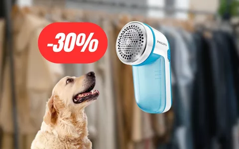 Dì addio a pallini e peletti suoi tuoi vestiti con il Levapelucchi elettrico Philips al 30% di sconto