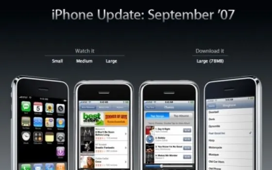 Apple blinda iPhone: firmware 1.1.1
