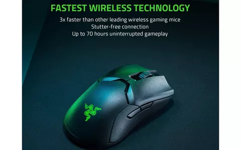 Mouse Razer Viper Ultimate Wireless con base di ricarica: sconto FOLLE del 41% su Amazon