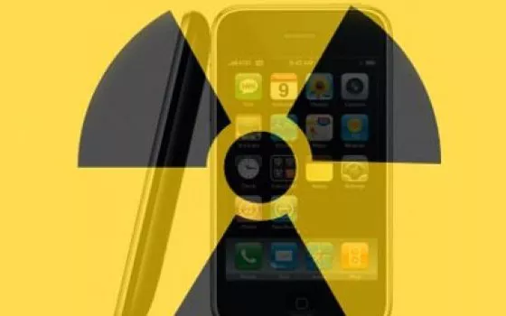 Radiazioni medie per l'iPhone 3GS