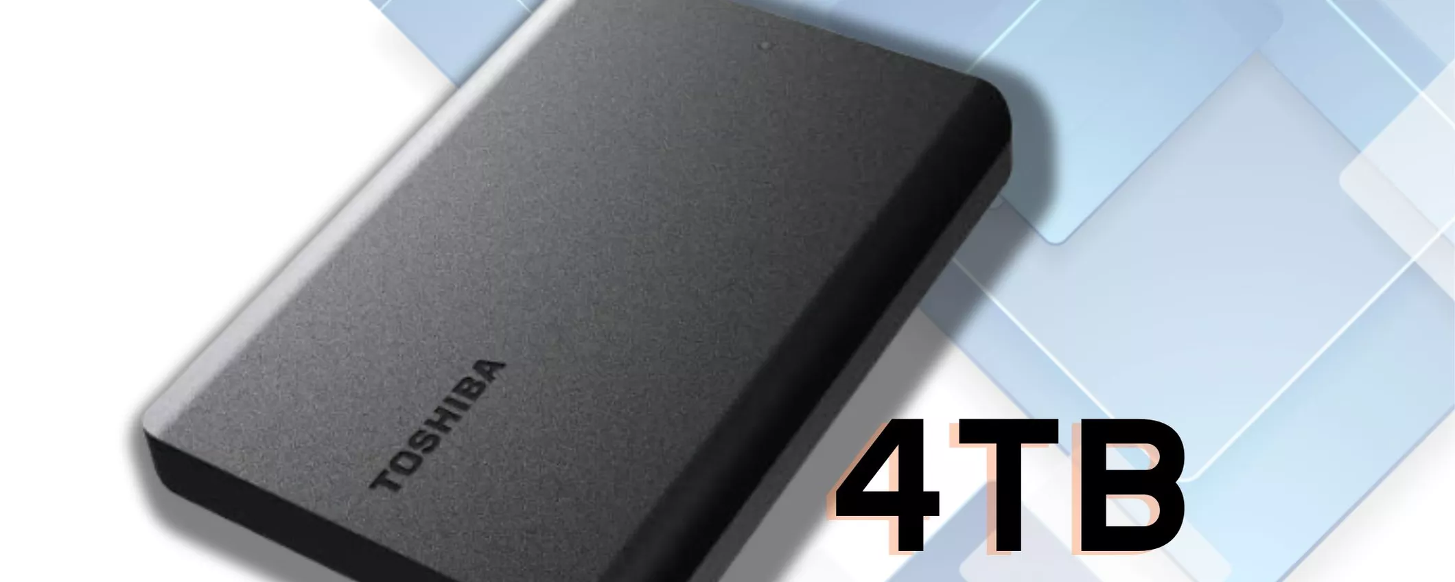 4TB di Hard Disk Toshiba: spazio GIGANTE a prezzo RIDICOLO su Amazon!