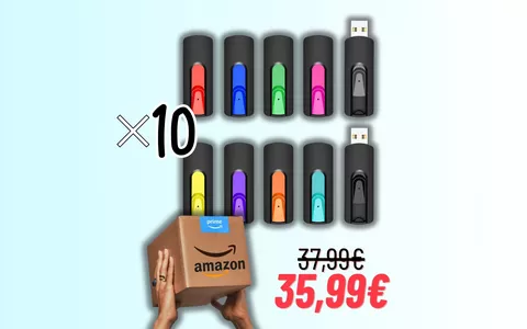 10 CHIAVETTE USB da 64GB a soli 35€: è la Festa delle Offerte Prime! Corri a scoprirle