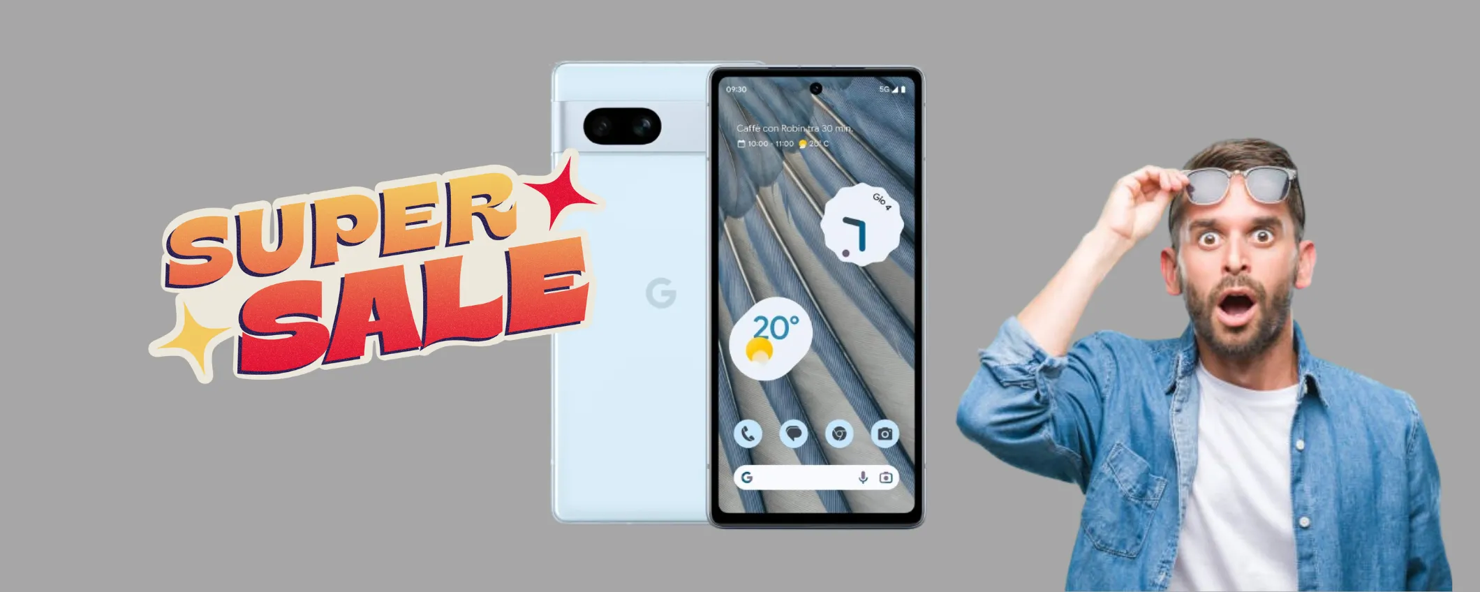 Google Pixel 7a scontatissimo al -41%: oggi lo paghi 210€ in meno