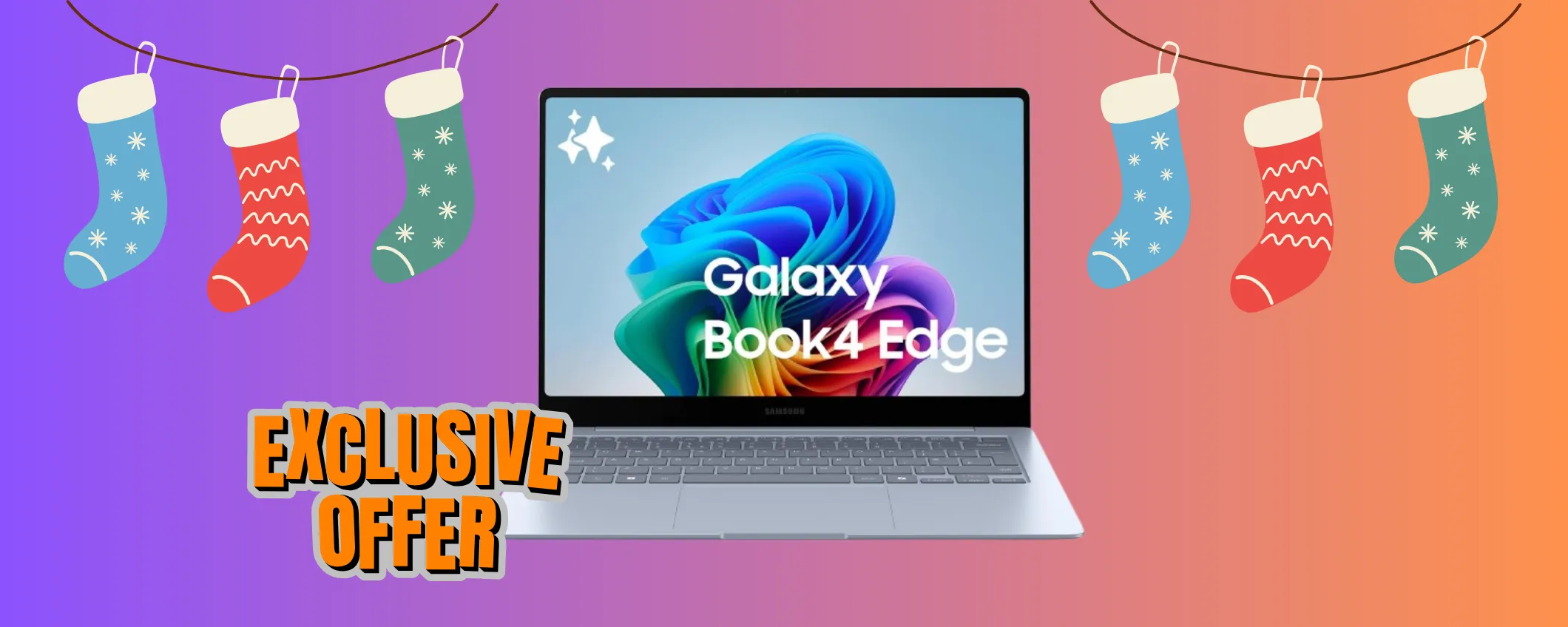 Samsung Laptop Galaxy Book4 Edge: risparmia più di 700€ sul pc del momento