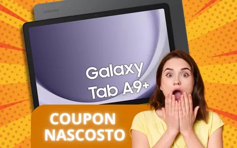 Samsung Galaxy Tab A9+ in OFFERTA ULTRA: follia di eBay col COUPON NASCOSTO