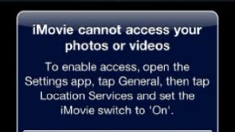 Problemi con iMovie per iPad
