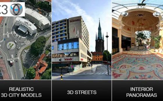 C3 Technologies crea mappe 3D anche di strade ed interni