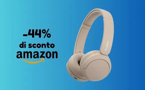 Cuffie Sony WH-CH520: acquistale su Amazon con lo SCONTO del 44%!