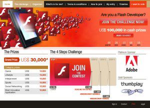 Flash Lite Developer Challenge e 100.000$ di premi