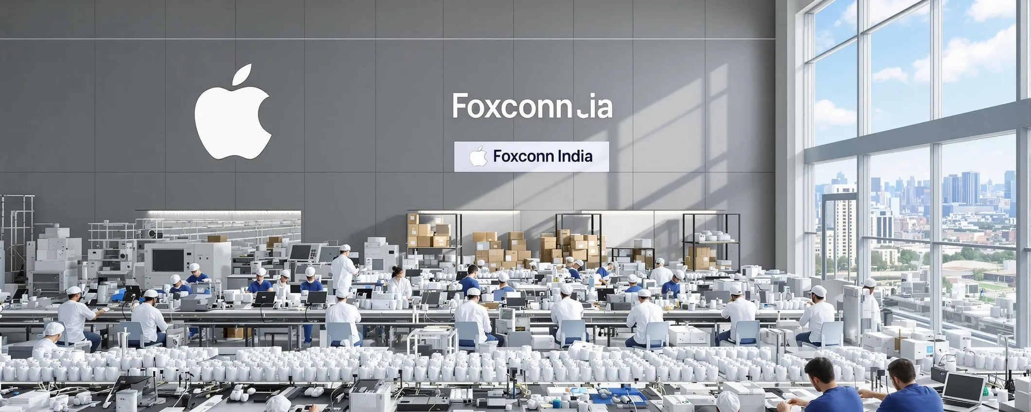 Foxconn avvia la produzione di AirPods in India per diversificare la supply chain Apple