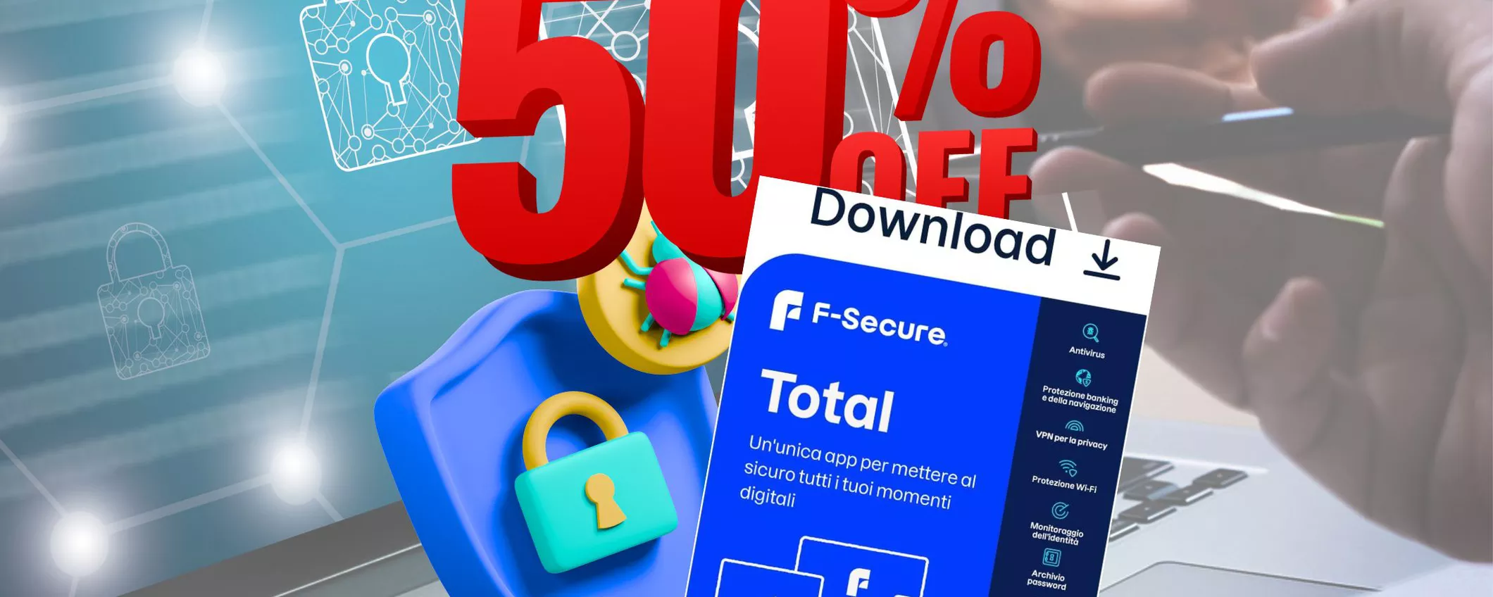 ANTIVIRUS per 5 dispositivi che dura 2 anni a prezzo SHOCK: scoprilo in offerta!