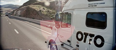 Uber-Otto: camion self-driving per trasporto merci