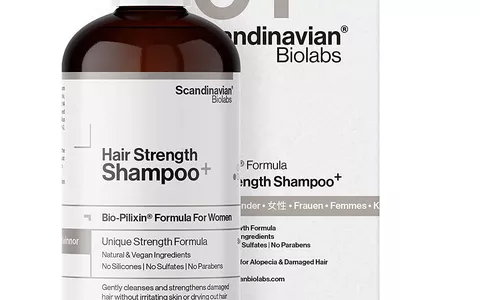 Stop alla caduta dei capelli con lo shampoo rinforzante Scandinavian Biolabs