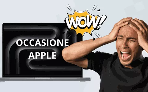 OUTLET Apple a prezzo BASSISSIMO: MacBook Pro crolla di prezzo per 24h
