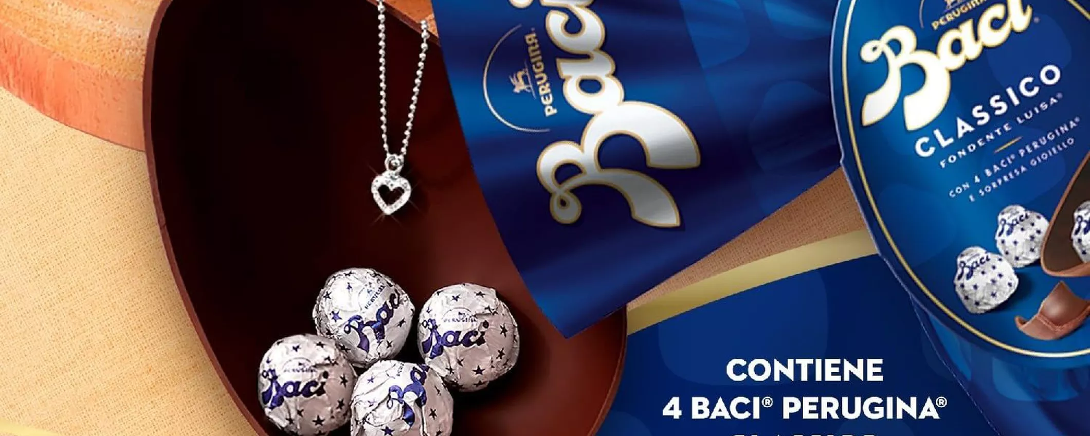 Uovo di Pasqua Baci Perugina al cioccolato fondente REGALATO da Amazon (10€)