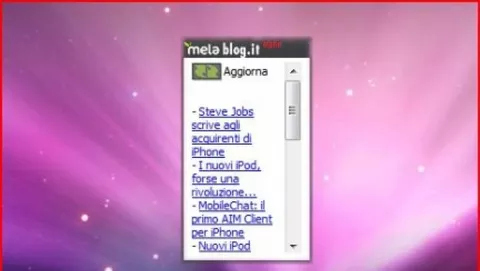 Mela|blog.it Gadget per Windows Vista
