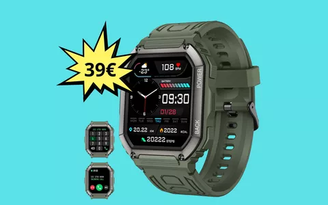Questo smartwatch a soli 39 euro ti fa stare in salute e connesso con il mondo!