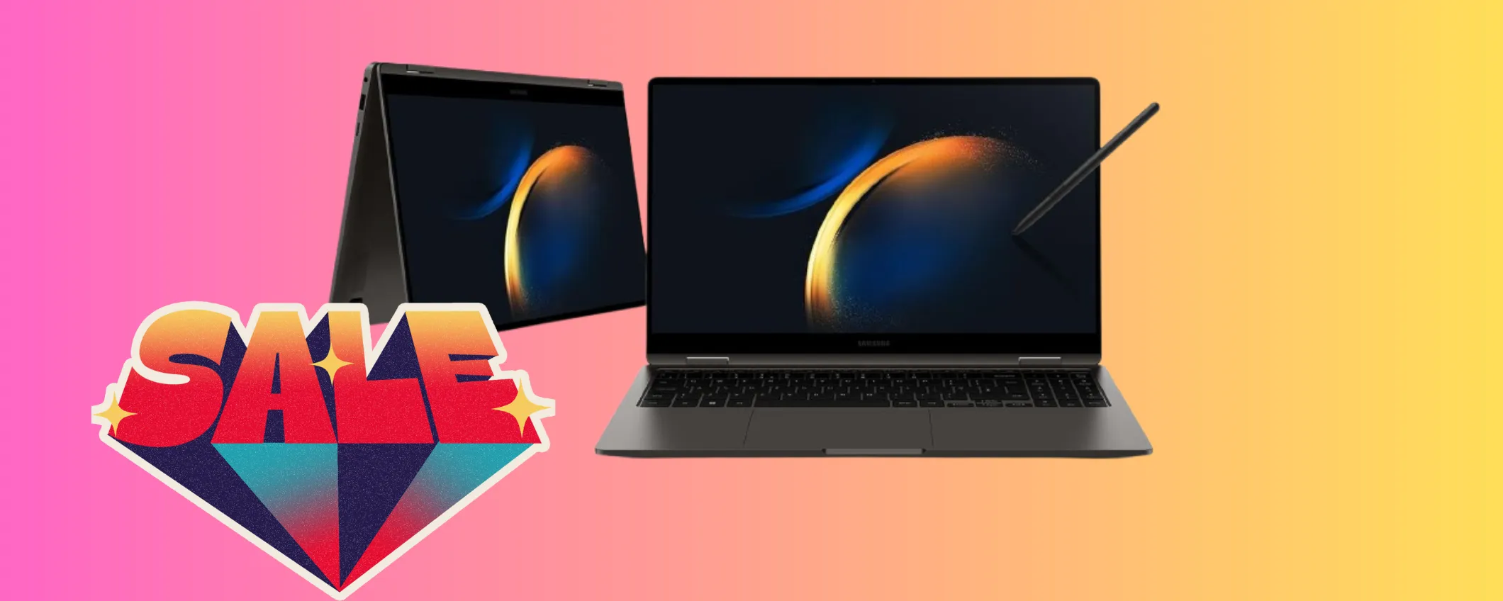 Samsung Galaxy Book3 360: il pc che diventa un tablet a quasi metà prezzo (-660€)