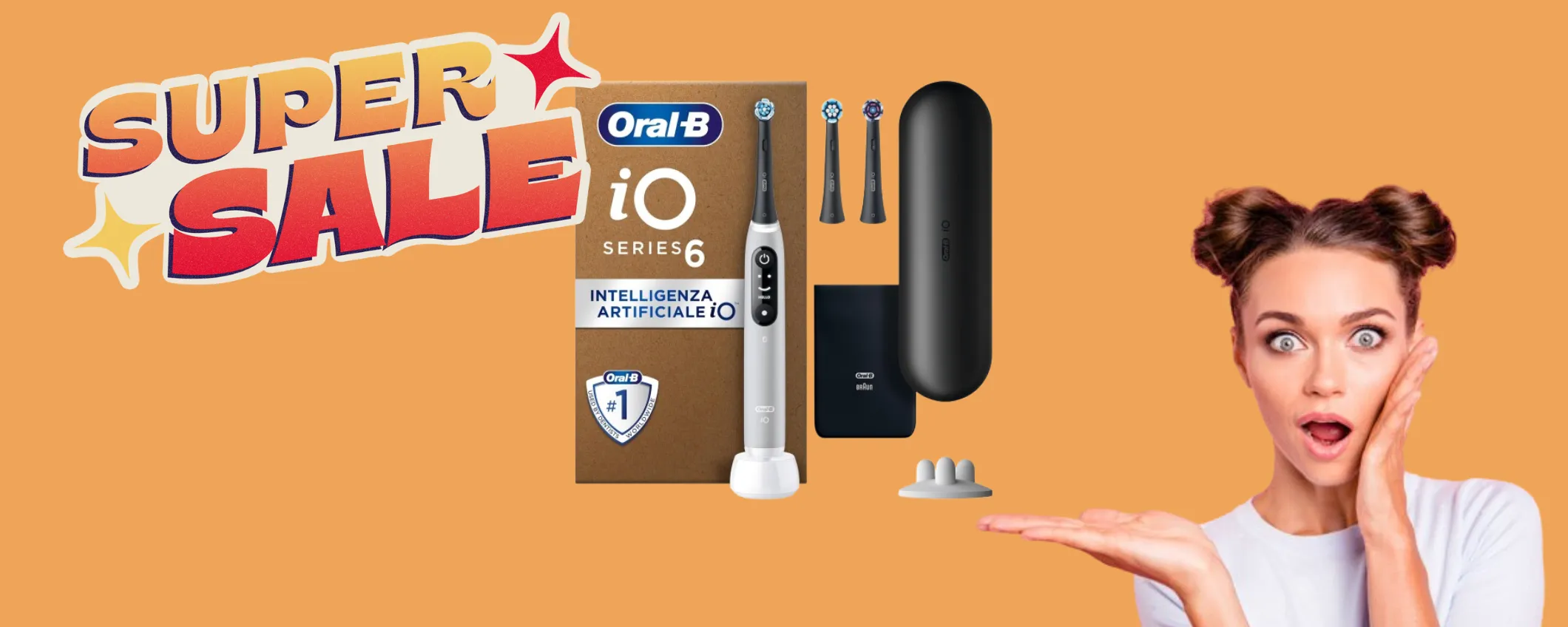 Oral-B iO 6: spazzolino elettrico top di gamma a meno di metà prezzo (-54%)