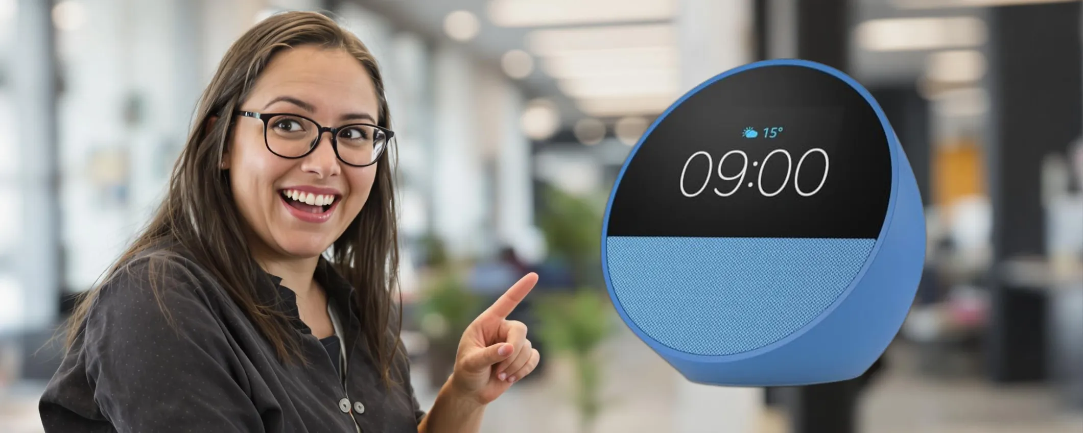 Amazon Echo Spot: sconto da non perdere con le Offerte di Primavera