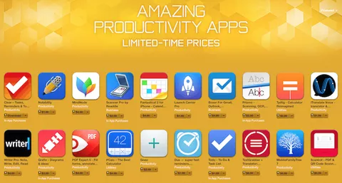 App Store, Apple promuove 20 app di produttività scontate (+ 1 consigliata da noi)