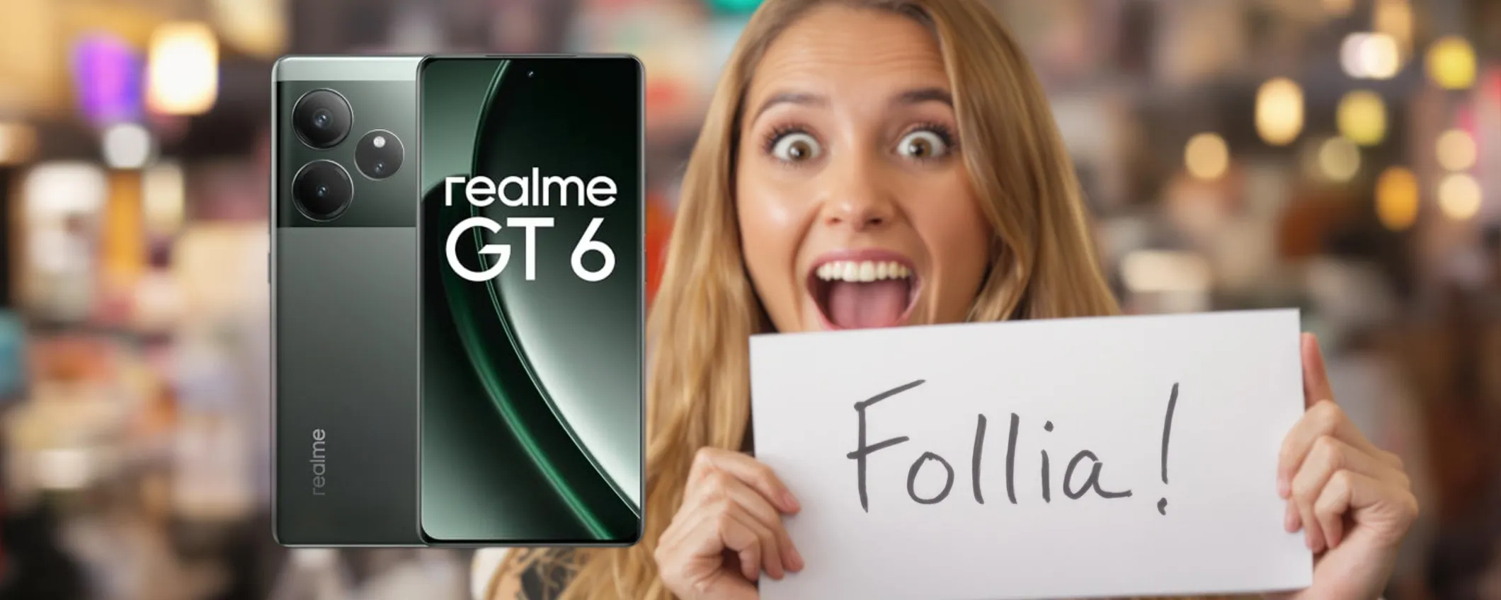 Realme GT6 a quasi metà prezzo con un super sconto del -42%