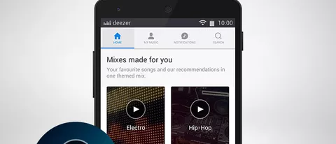 Deezer aggiorna l'interfaccia dell'app Android