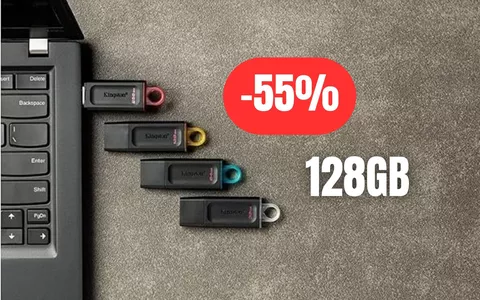 PenDrive Kingston da 128GB al 55% di sconto su Amazon, OCCASIONISSIMA