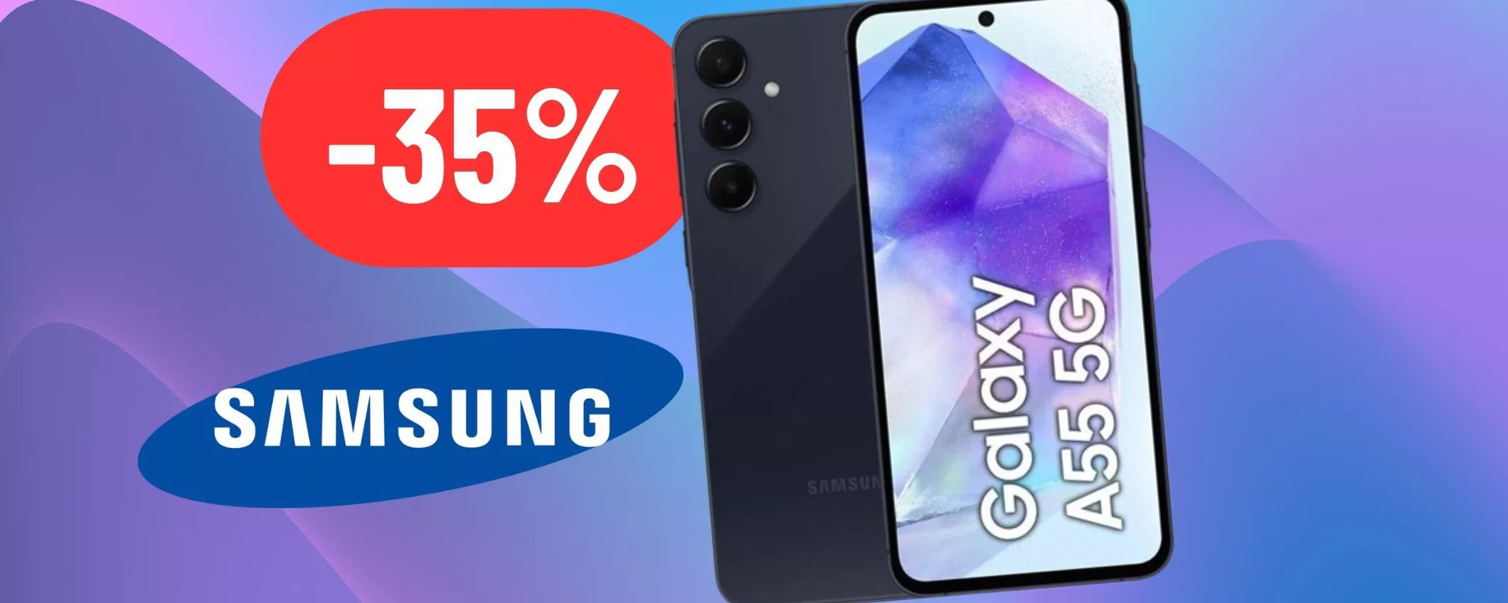 158€ RISPARMIATI sul Samsung Galaxy A55: sconto outlet su eBay